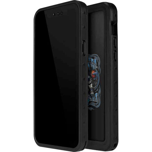 Liquid Blue NFL Carolina Panthers Running Back iPhone 15 Plus Waterproof Case