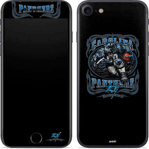 Liquid Blue NFL Carolina Panthers Running Back iPhone 7 Skin