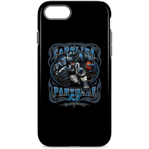 Liquid Blue NFL Carolina Panthers Running Back iPhone 8 Pro Case