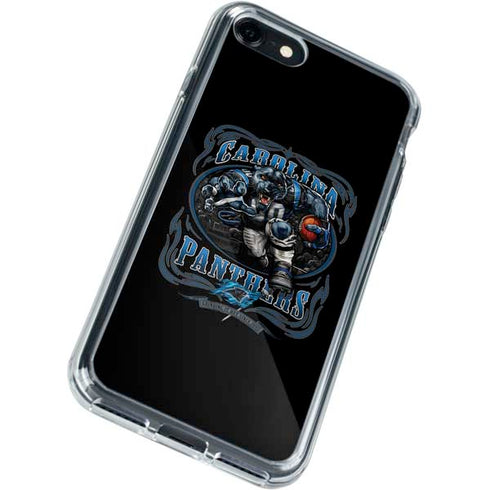 Liquid Blue NFL Carolina Panthers Running Back iPhone SE (2nd & 3rd Gen) Clear Case