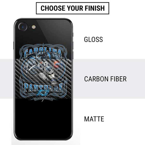 Liquid Blue NFL Carolina Panthers Running Back iPhone SE (2nd & 3rd Gen) Skin