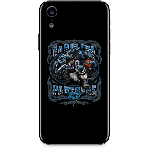 Liquid Blue NFL Carolina Panthers Running Back iPhone XR Skin