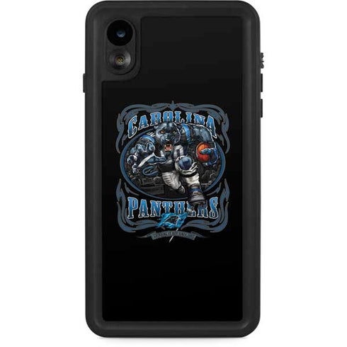 Liquid Blue NFL Carolina Panthers Running Back iPhone XR Waterproof Case