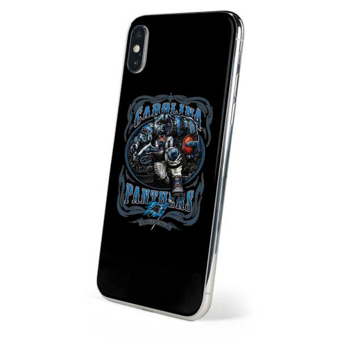 Liquid Blue NFL Carolina Panthers Running Back iPhone XS Max Skin