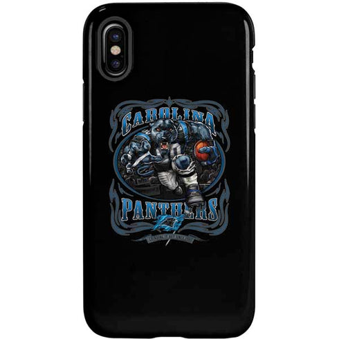 Liquid Blue NFL Carolina Panthers Running Back iPhone XS Pro Case