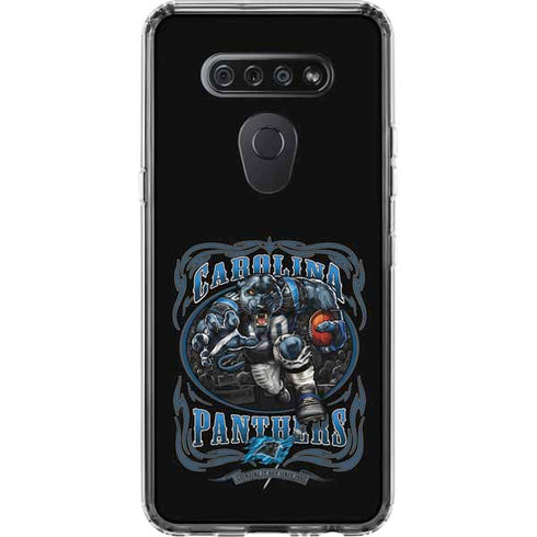 Liquid Blue NFL Carolina Panthers Running Back LG K51/Q51 Clear Case