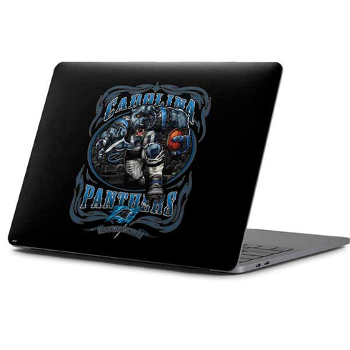 Liquid Blue NFL Carolina Panthers Running Back Apple MacBook Pro 13-inch Skin