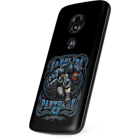Liquid Blue NFL Carolina Panthers Running Back Moto E5 Play Skin