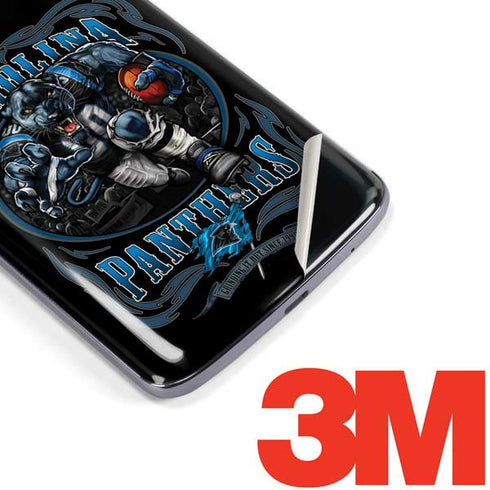 Liquid Blue NFL Carolina Panthers Running Back Moto E5 Plus Skin