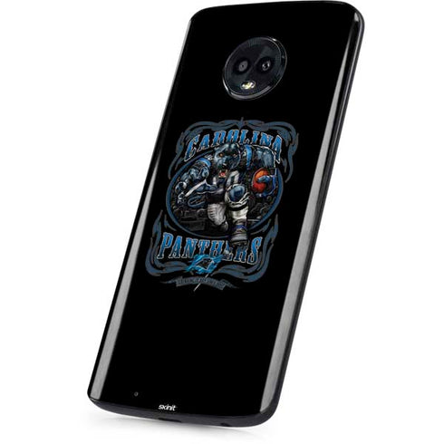 Liquid Blue NFL Carolina Panthers Running Back Moto G6 Skin