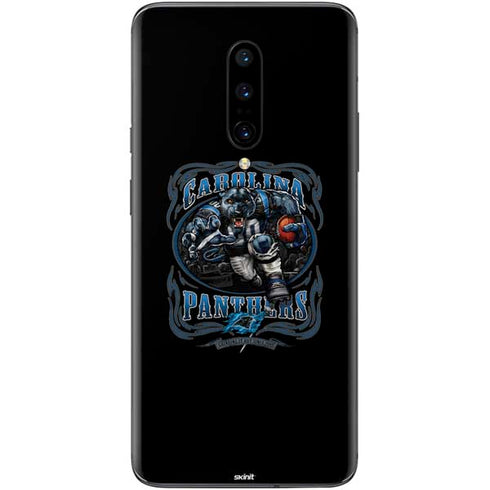 Liquid Blue NFL Carolina Panthers Running Back OnePlus 7 Pro Skin