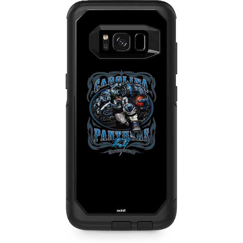 Liquid Blue NFL Carolina Panthers Running Back Otterbox Commuter Galaxy Skin