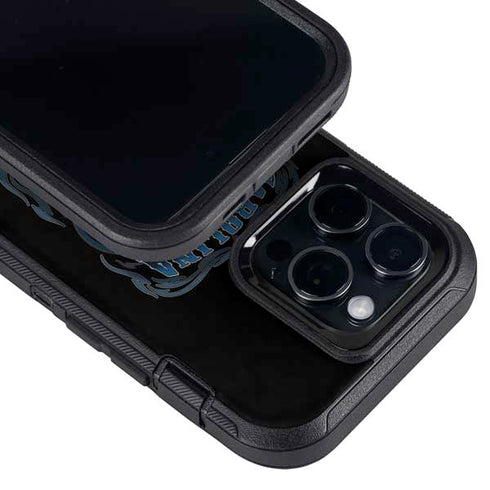 Liquid Blue NFL Carolina Panthers Running Back Otterbox Defender iPhone Skin
