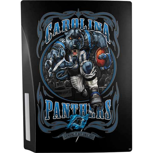 Liquid Blue NFL Carolina Panthers Running Back PS5 Console Skin