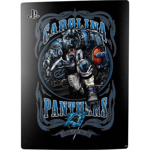 Liquid Blue NFL Carolina Panthers Running Back PS5 Digital Edition Console Skin