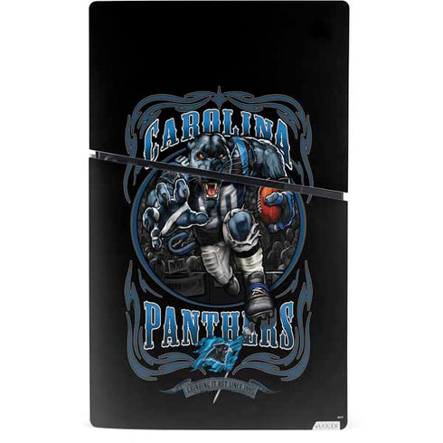 Liquid Blue NFL Carolina Panthers Running Back PS5 Slim Digital Edition Bundle Skin