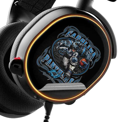 Liquid Blue NFL Carolina Panthers Running Back SteelSeries Arctis 5 Skin