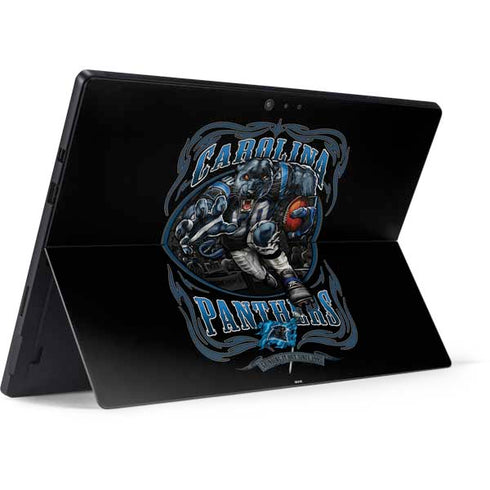 Liquid Blue NFL Carolina Panthers Running Back Surface Pro 6 Skin