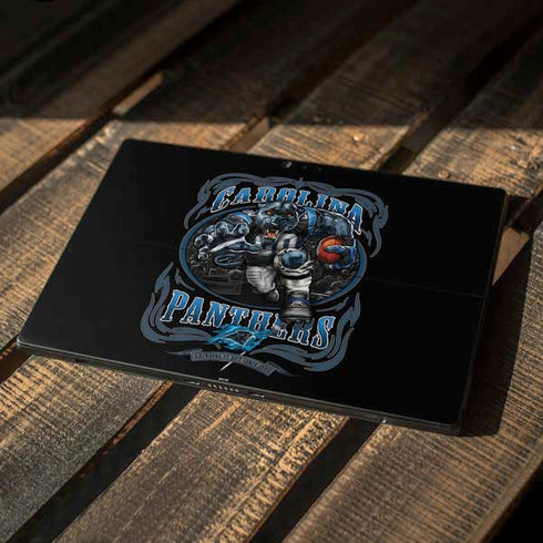 Liquid Blue NFL Carolina Panthers Running Back Surface Pro 6 Skin