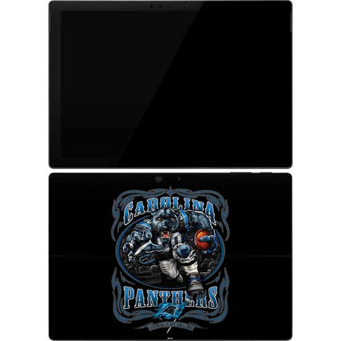 Liquid Blue NFL Carolina Panthers Running Back Surface Pro 7 Skin