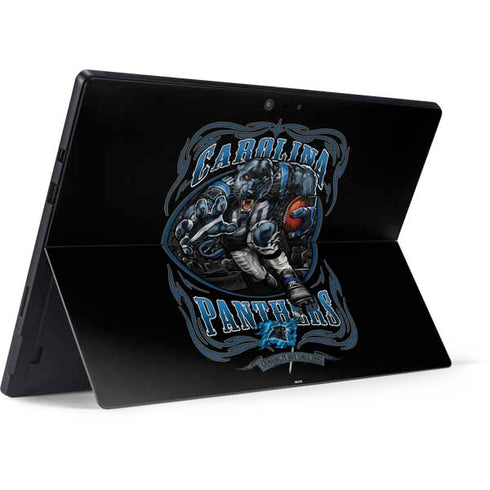 Liquid Blue NFL Carolina Panthers Running Back Surface Pro 7 Skin