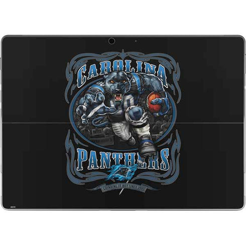 Liquid Blue NFL Carolina Panthers Running Back Surface Pro 9 Skin