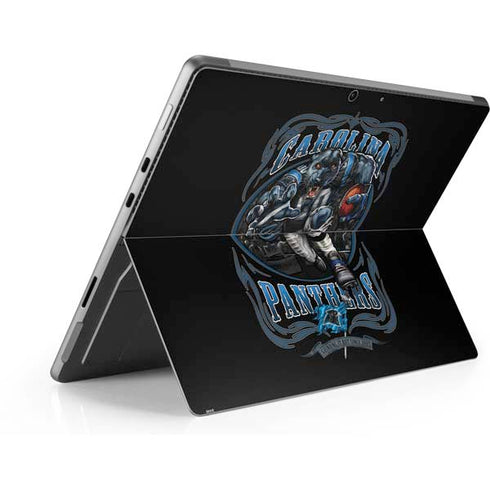 Liquid Blue NFL Carolina Panthers Running Back Surface Pro 9 Skin