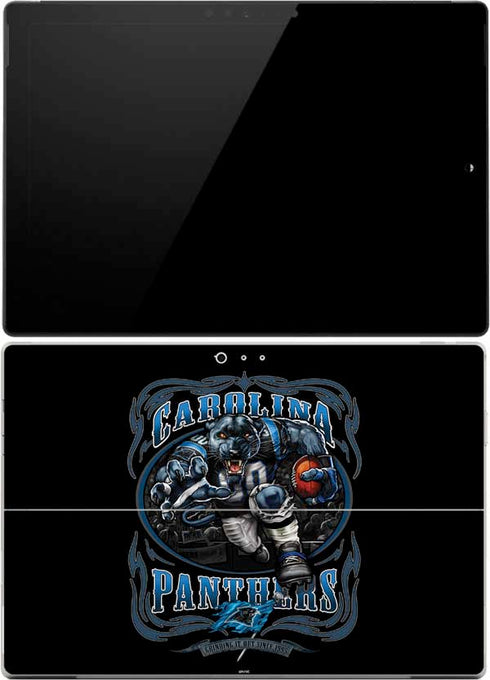 Liquid Blue NFL Carolina Panthers Running Back Surface Pro (2017) Skin
