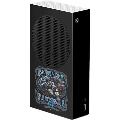 Liquid Blue NFL Carolina Panthers Running Back Xbox Series S Console Skin
