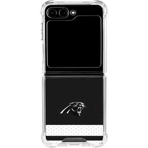 NFL Carolina Panthers Shutout Galaxy Z Flip5 5G Clear Case