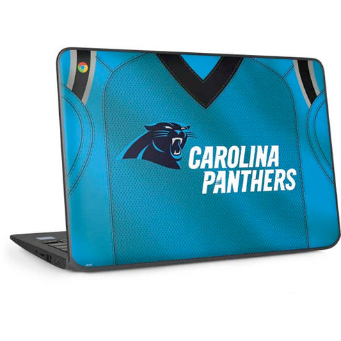 NFL Carolina Panthers Team Jersey HP Chromebook Skin