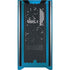 NFL Carolina Panthers Team Jersey Corsair 4000D Tempered Glass Mid-Tower ATX Case Skin