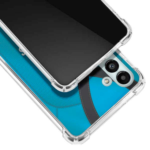 NFL Carolina Panthers Team Jersey Galaxy A13 5G Clear Case