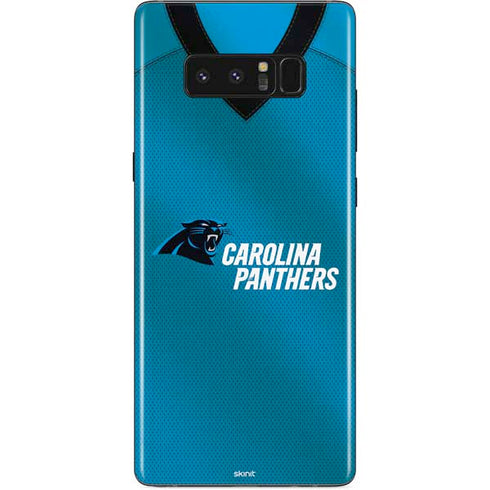NFL Carolina Panthers Team Jersey Galaxy Note 8 Skin