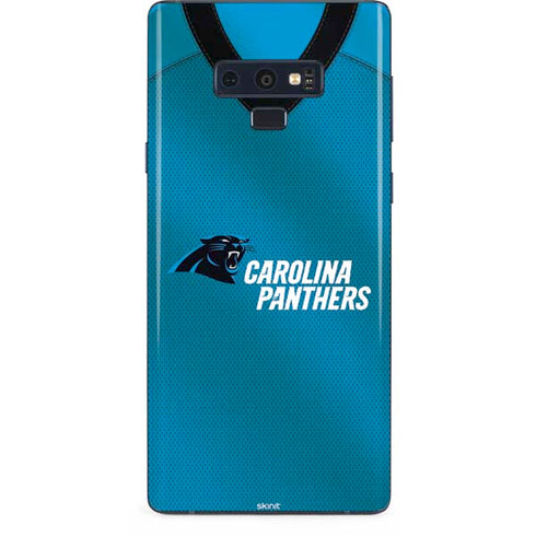 NFL Carolina Panthers Team Jersey Galaxy Note 9 Skin