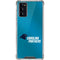 NFL Carolina Panthers Team Jersey Galaxy Note20 5G Clear Case