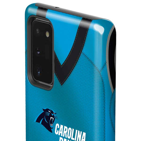 NFL Carolina Panthers Team Jersey Galaxy Note20 5G Pro Case