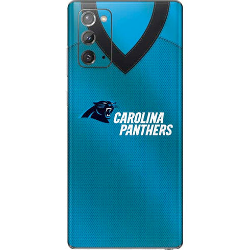 NFL Carolina Panthers Team Jersey Galaxy Note20 5G Skin