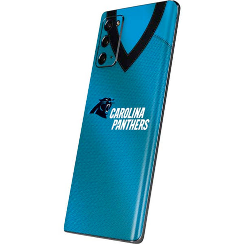 NFL Carolina Panthers Team Jersey Galaxy Note20 5G Skin