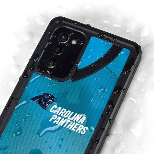 NFL Carolina Panthers Team Jersey Galaxy Note20 5G Waterproof Case