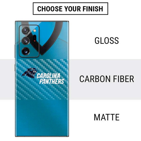 NFL Carolina Panthers Team Jersey Galaxy Note20 Ultra 5G Skin