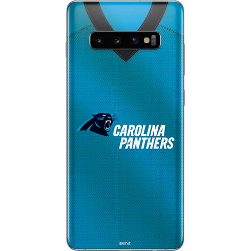 NFL Carolina Panthers Team Jersey Galaxy S10 Plus Skin