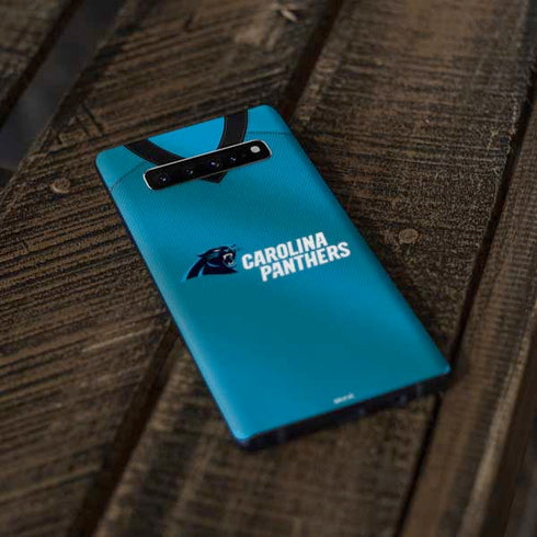 NFL Carolina Panthers Team Jersey Galaxy S10 Plus Skin
