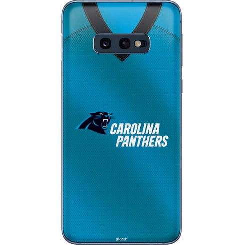 NFL Carolina Panthers Team Jersey Galaxy S10e Skin