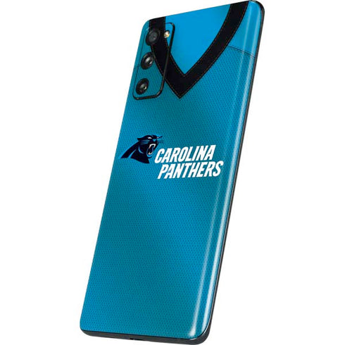 NFL Carolina Panthers Team Jersey Galaxy S20 Fan Edition Skin