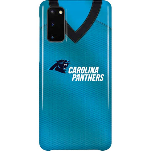 NFL Carolina Panthers Team Jersey Galaxy S20 Lite Case