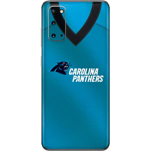 NFL Carolina Panthers Team Jersey Galaxy S20 Skin