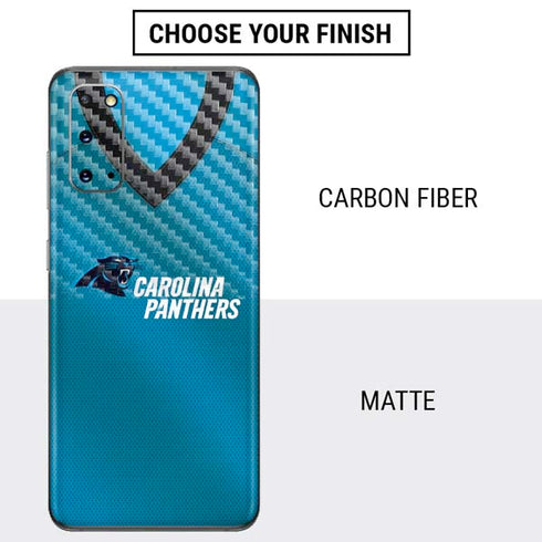 NFL Carolina Panthers Team Jersey Galaxy S20 Skin