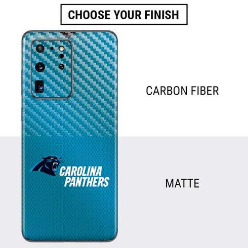 NFL Carolina Panthers Team Jersey Galaxy S20 Ultra 5G Skin