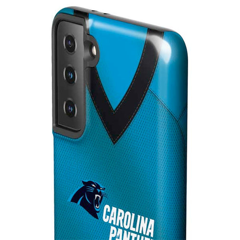 NFL Carolina Panthers Team Jersey Galaxy S21 Plus 5G Pro Case